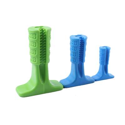 Hot products Eco-Friendly rubber dog toothbrush for teeth cleaning